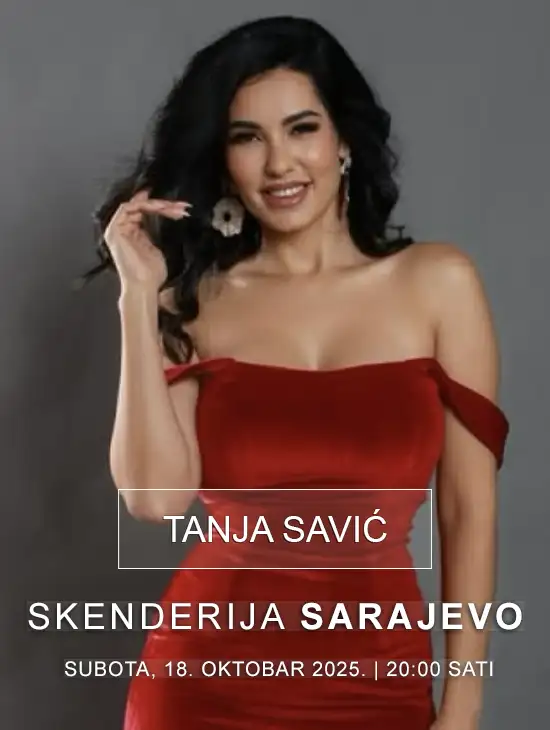 Tanja Savić Dvorana Mirza Delibašić Skenderija Sarajevo Bosna i Hercegovina